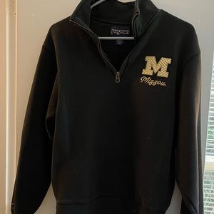 Vintage 2007 Jansport Mizzou Quarter Zip Sweatshirt